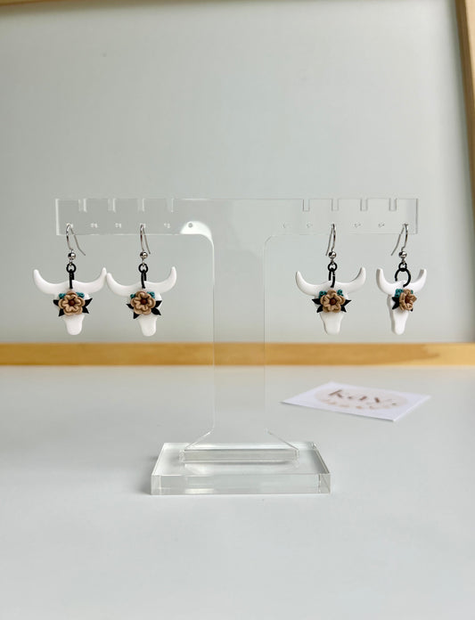 BullSkulls with Flowers