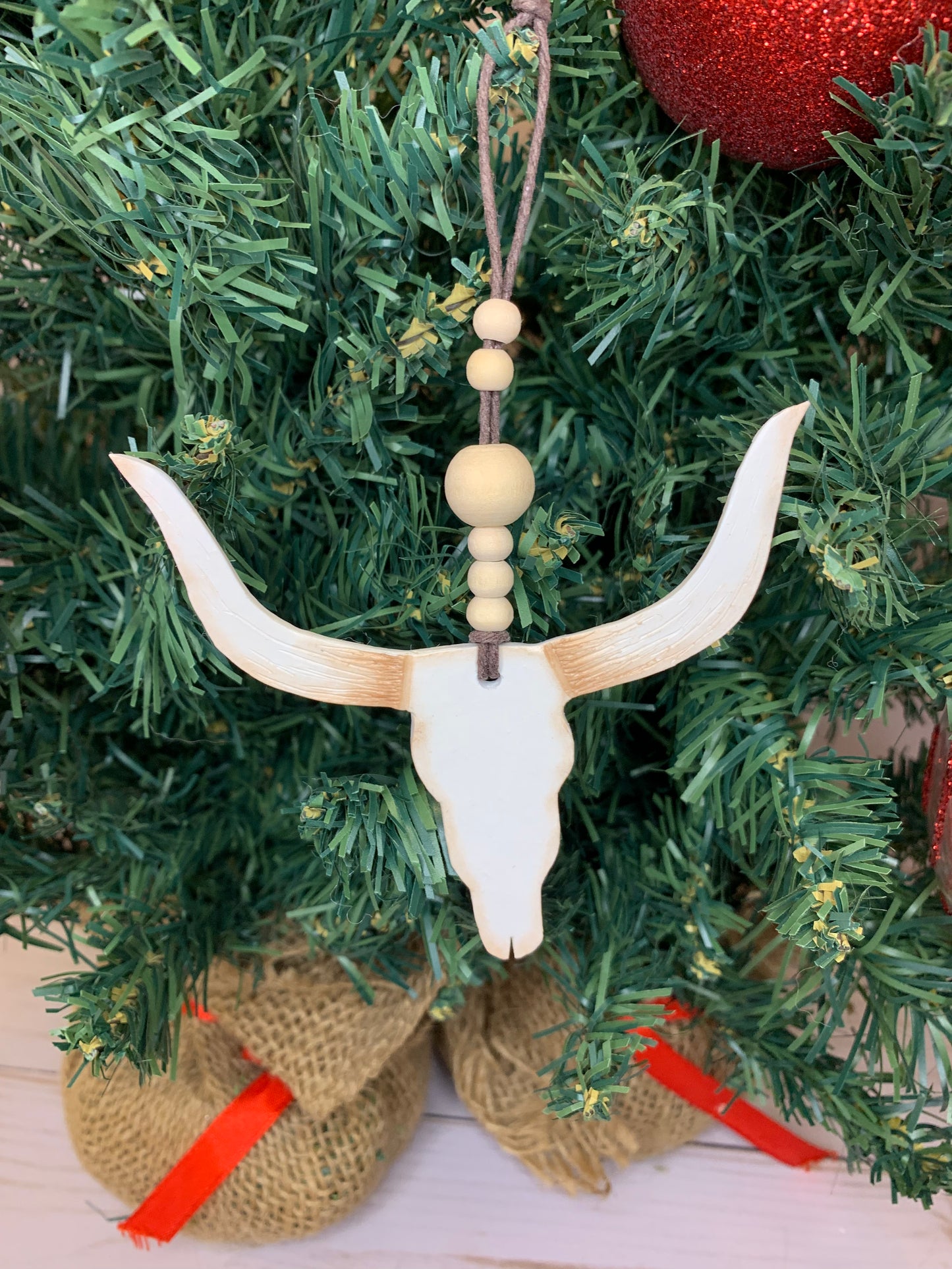 Bull Skull Ornament